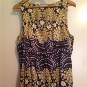 Cabi Sleeveless Silk Top